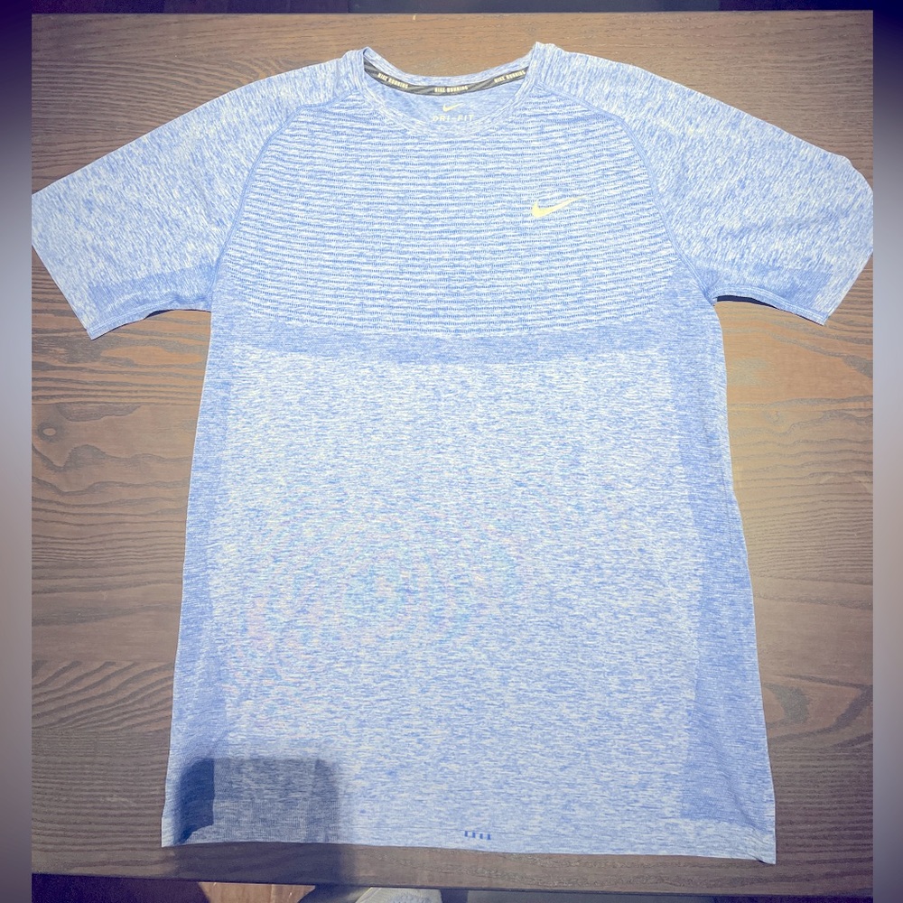 Nike Running Workout Shirts-Blue